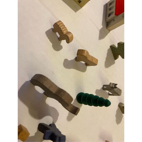 Vintage Miniature East Germany Dregeno mini Animals Houses Trees Fence Set Origi - Picture 11 of 14